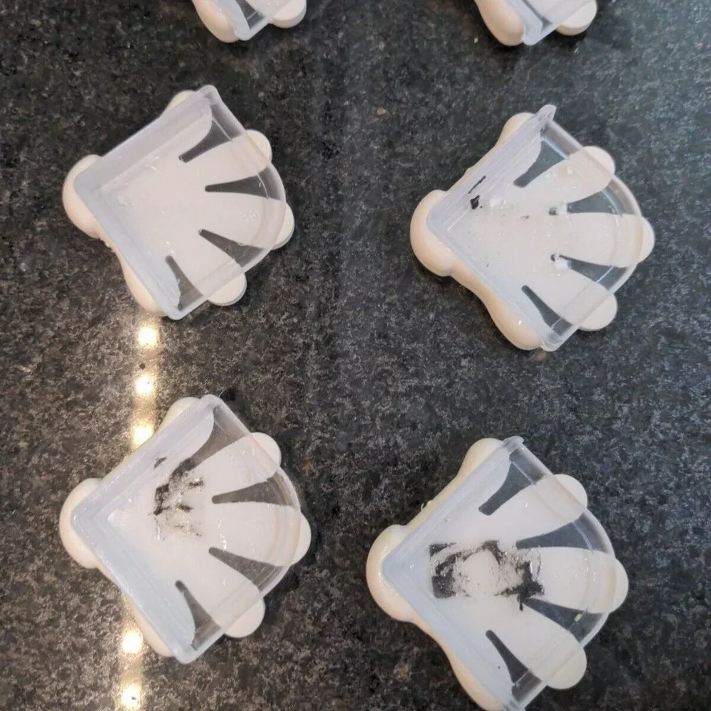 IKEA Family PATRULL White HAND SHAPED Child Corner Bumpers 8 pcs USED